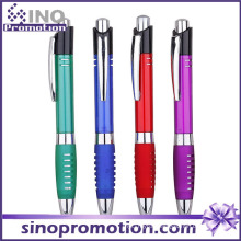 Thick Cheap Plastic Ball Pen with Rubber Holder